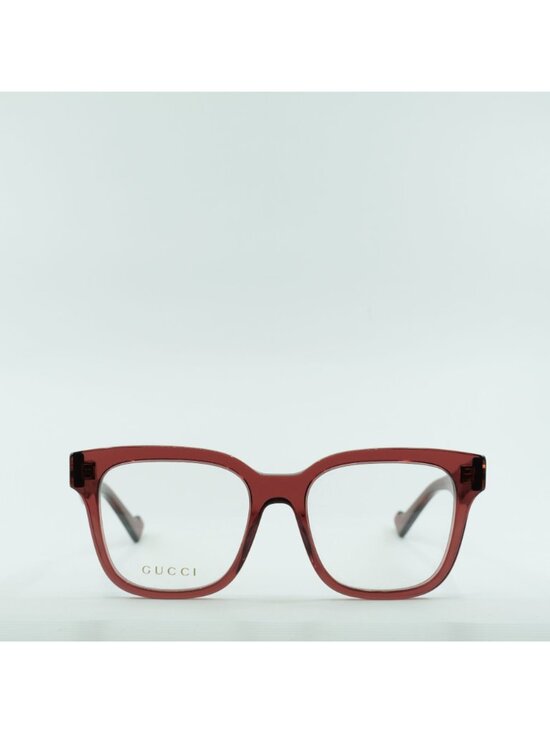 Gucci GG0958O 006 Square Eyeglasses 52mm - Burgundy main image 4